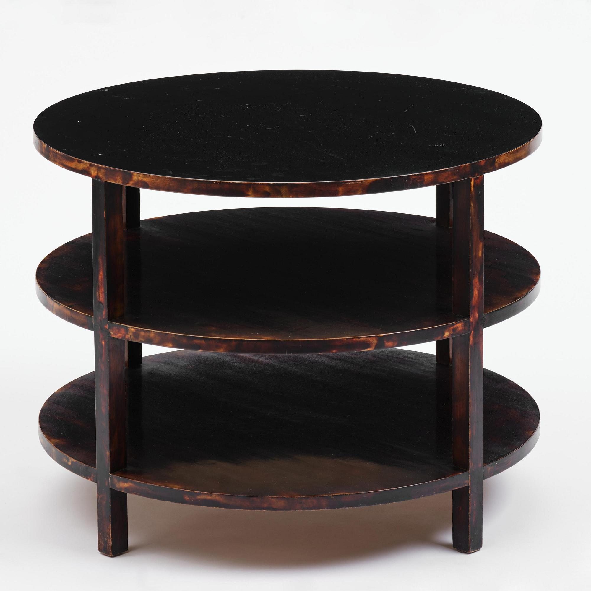 Björn Trägårdh, a rare coffee table model 158, Firma Svenskt Tenn, Stockholm, 1930s.