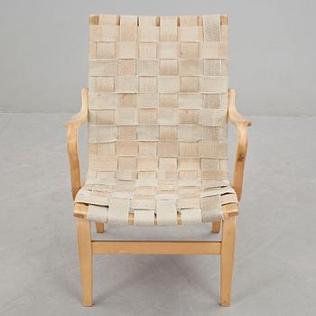 KARMSTOL, "Eva", Bruno Mathsson, Firma Karl Mathsson Värnamo, 1973.