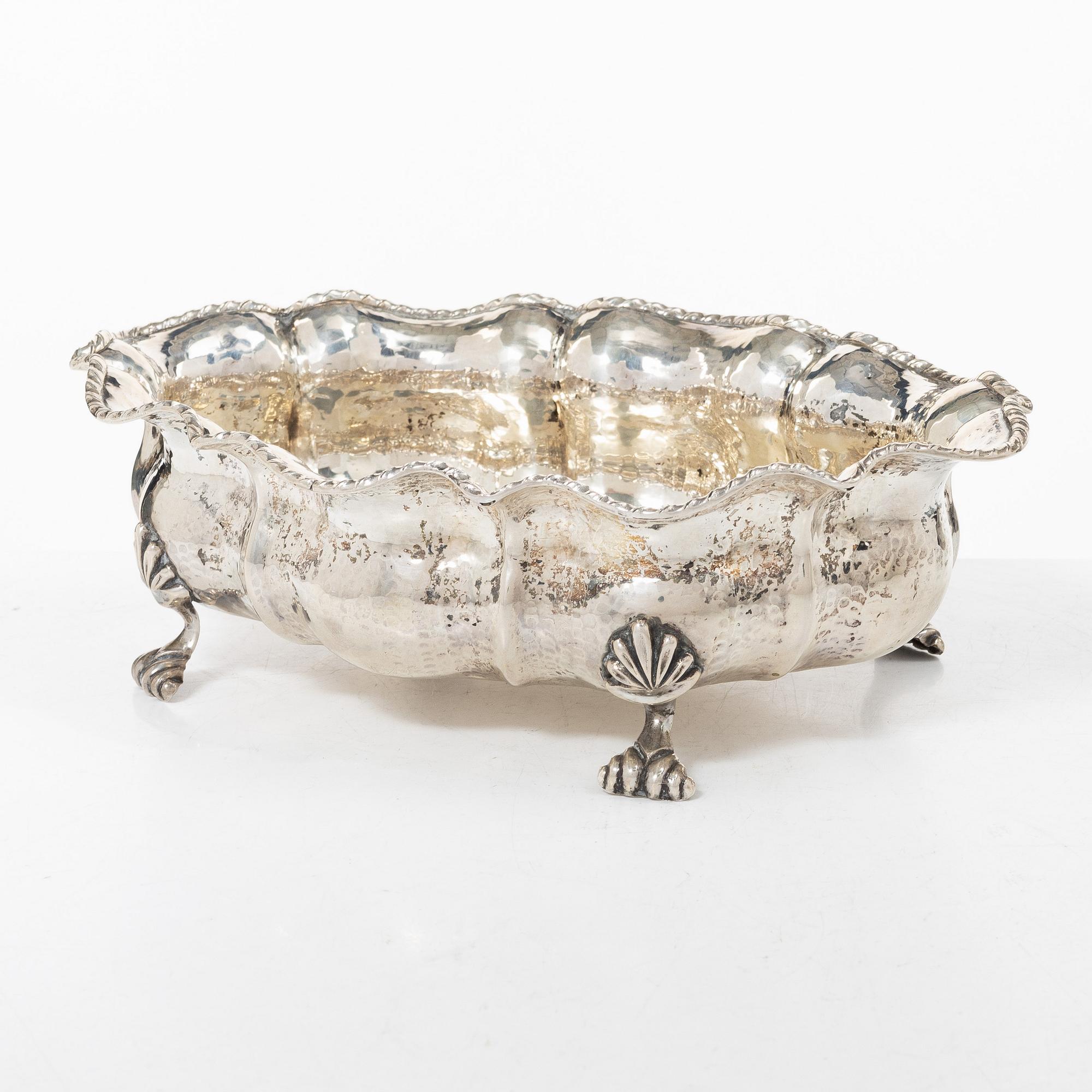 An Italian silver bowl, mid-20th century.