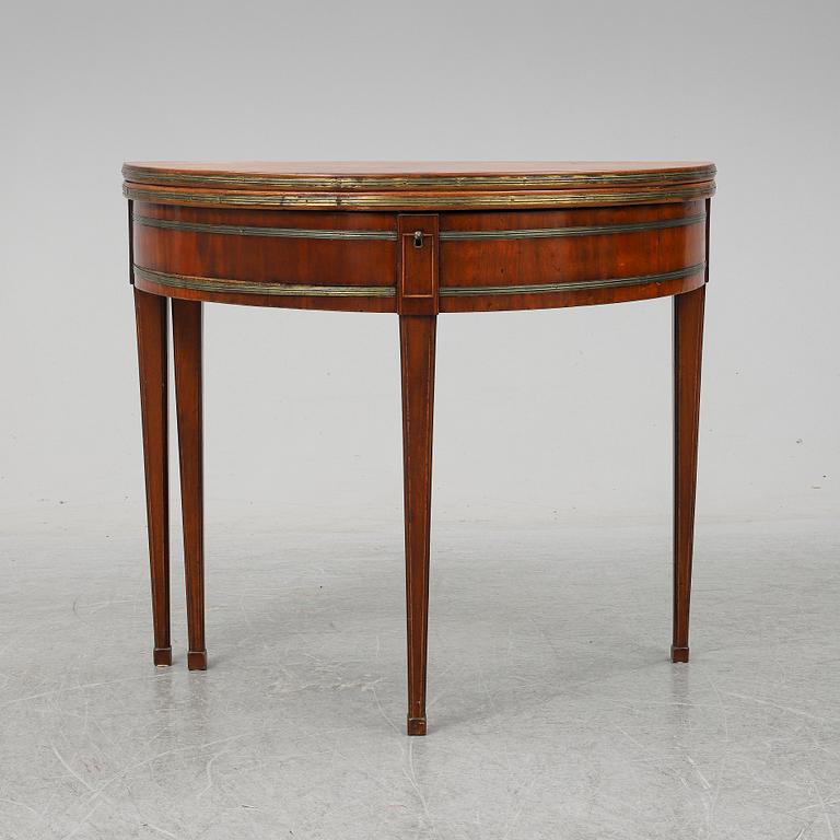 A Directoire games table.