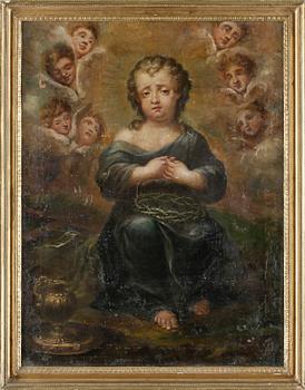 OKÄND KONSTNÄR, Olja på duk, ej signerad, 1700-tal.