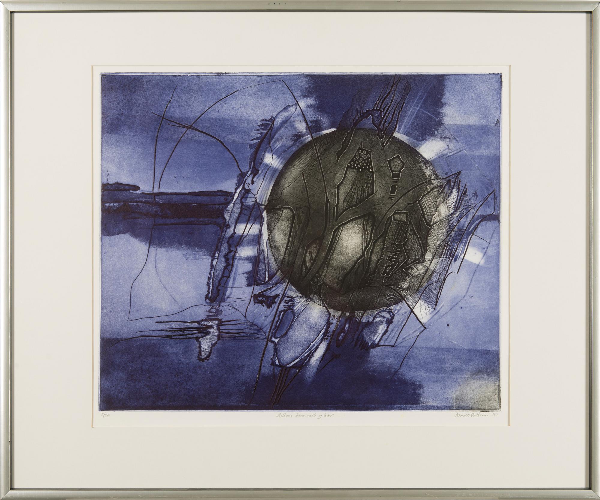 ARNOLD ROTTEM, colour etching, signed and dated 2/30.