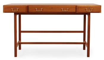 409. A Josef Frank mahogany and palisander desk, Svenskt Tenn, model 1022.