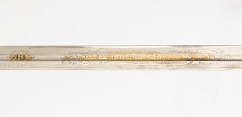 Sabel, svensk, m/1899 för officer, med balja.
