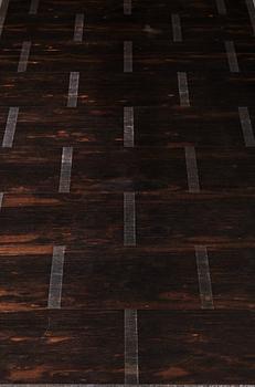 Hjalmar Jackson, A Hjalmar Jackson ebony and pearwood desk/library table, Stockholm ca 1934.