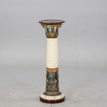 PIEDESTAL, majolika, Rörstrand, 1800/1900-tal.