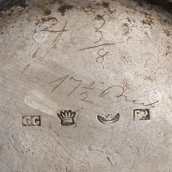 Cream jug and bowl on foot, Finland and Sweden, 19th-20th century.
