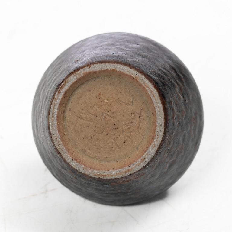 Stig Lindberg, Gunnar Nylund & Berndt Friberg, six stoneware minitures, Gustavsbergs STudio and Rörstrand, Sweden.