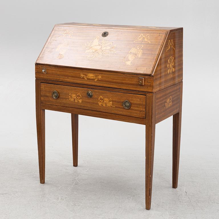 A Gustavian Style Desk, circa 1900.