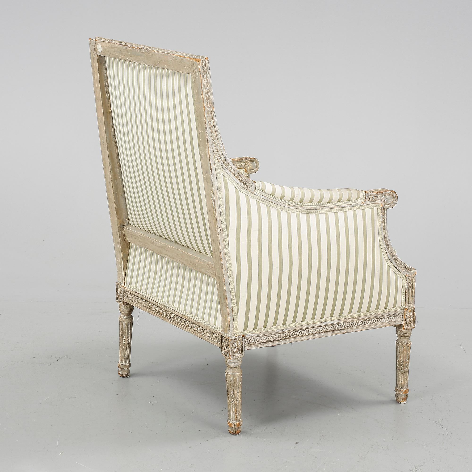 BERGERE, Louis XVI-stil 1800-tal.
