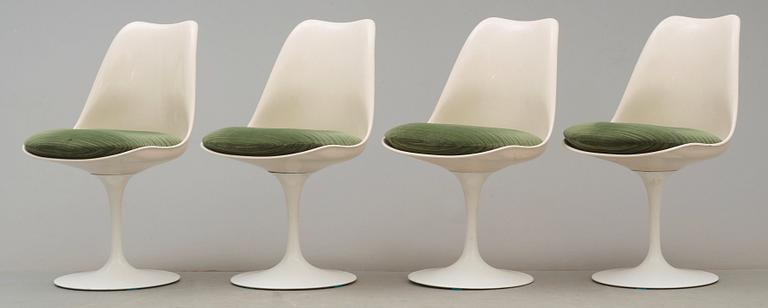 Eero Saarinen, A set of four Eero Saarinen 'Tulip' chairs, Knoll International, USA.