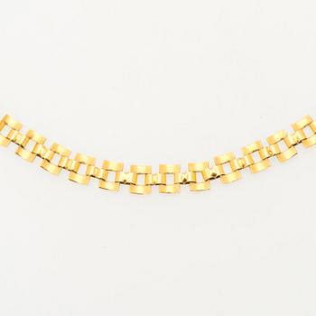 A NECKLACE, 14K gold. Kulakeskus, Helsinki Finland 1968.