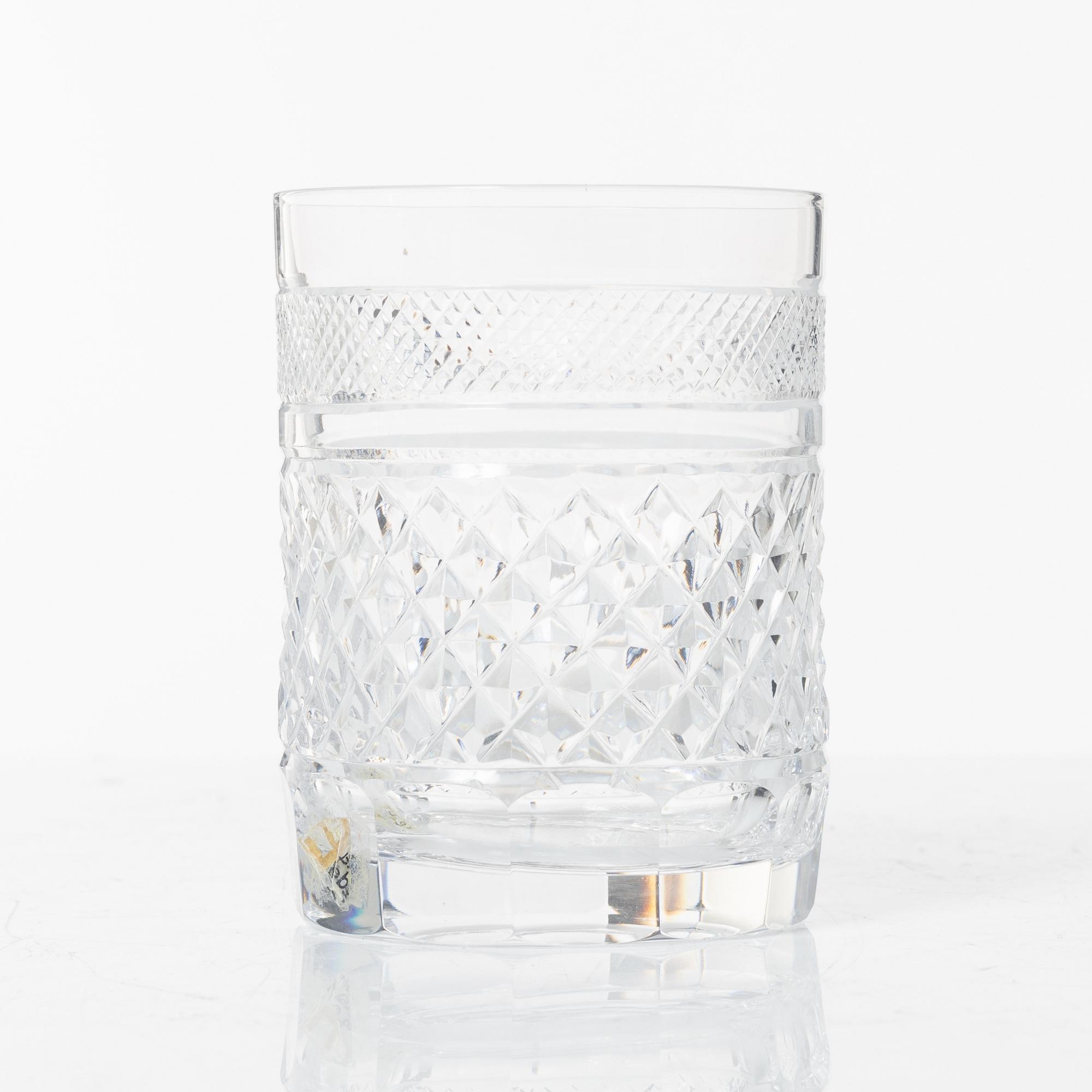 Elis Bergh, glasservis, 107 delar, "Kent", Kosta Boda.