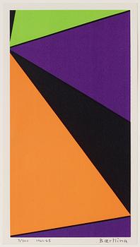 Olle Baertling, silkscreen in colours, 1962 -68, signed 3/300.