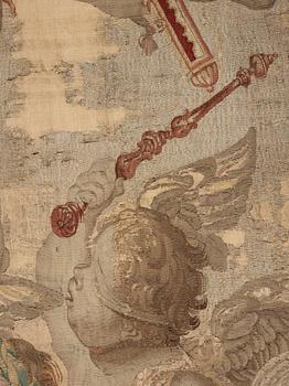 VÄVD TAPET, gobelängteknik. 339 x 316,5 cm. Bryssel, tidigt 1600-tal.