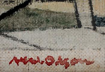 AXEL OLSON (SVERIGE), Sign Axel Olson. Oil on canvas.