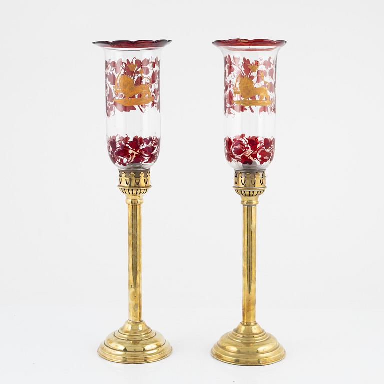A pair of Nikolaj I mid 19th Century lanterns.