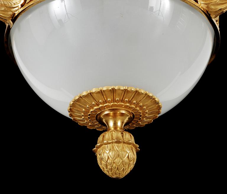A hanging-lamp, 19/20 th century.