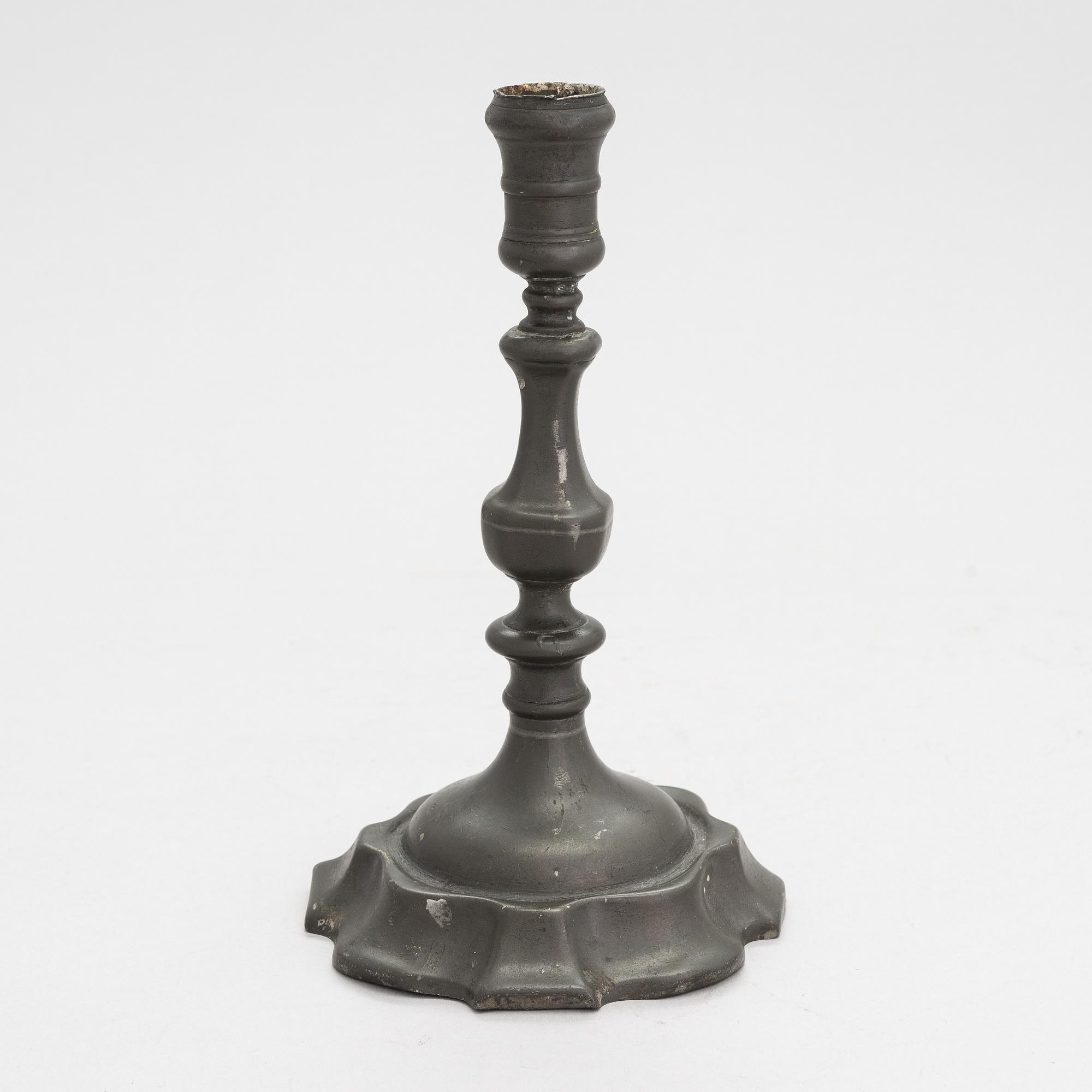 A 18th century candlestick.