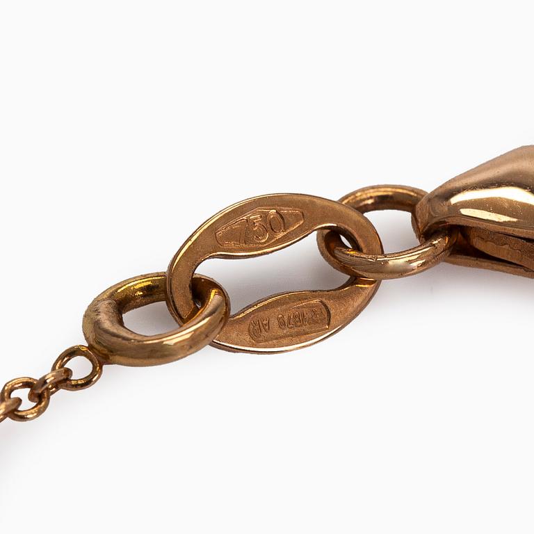 Pendant, brilliant-cut diamond 1.00 ct, 18K gold.