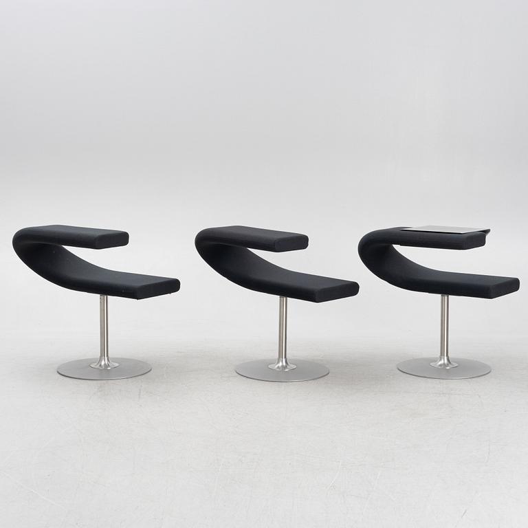 Fredrik Mattson, a set of three armchairs, "Innovation C", Blå Station, 2005.