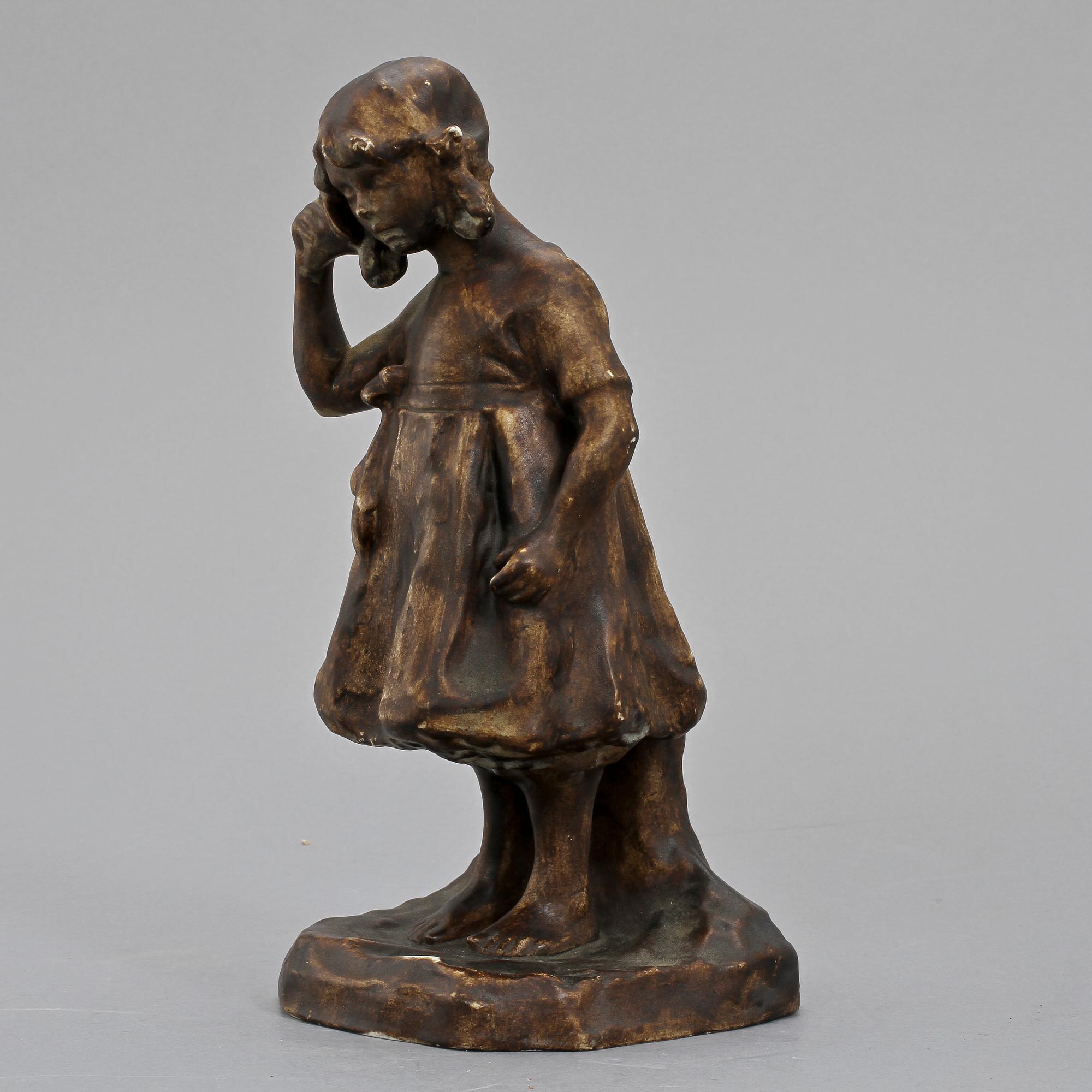 SKULPTUR, porslin, Alice Nordin, Gustavsberg, 1900-tal.