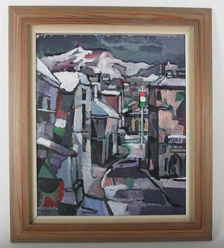 KAMASA, TADEUSZ, olja på pannå, sign.