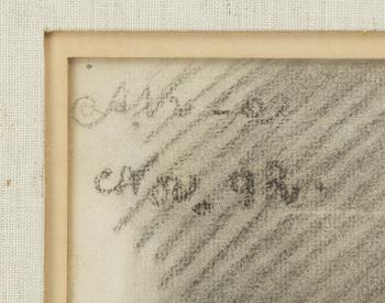 Olle Hjortzberg, Pencil study.