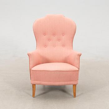 Carl Malmsten, armchair "Farmor", late 20th century.