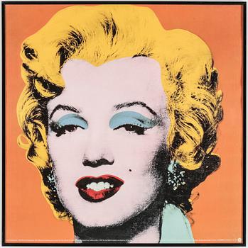 Andy Warhol · ANDY WARHOL, efter, screentryck / utställningsaffisch, "Marilyn Monroe". Utgiven av Andy Warhol Foundation, 1993.