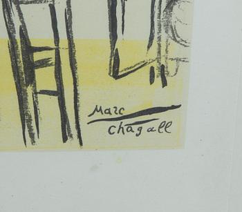 MARC CHAGALL, affisch, Mourlot 1963.