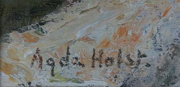 Agda Holst, Vandrare på väg.