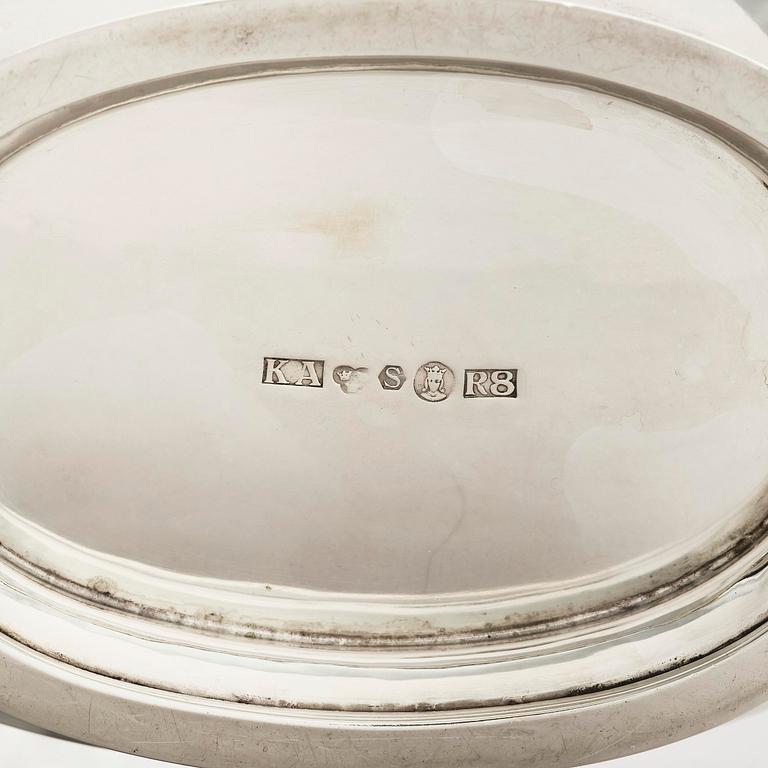 Karl Anderson, a silver tureen with lid, Stockholm 1943.