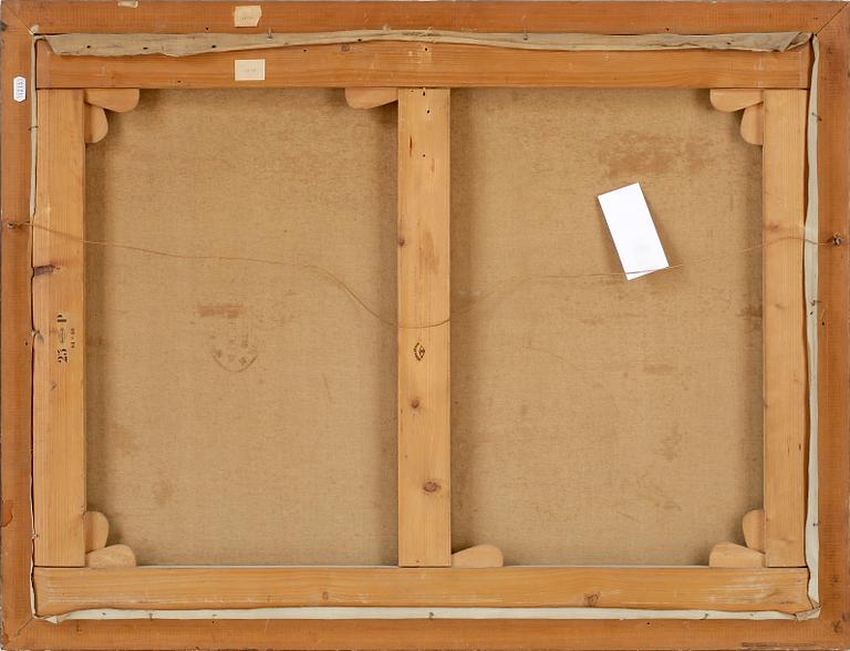 AUGUST HAGBORG, olja på duk, signerad.