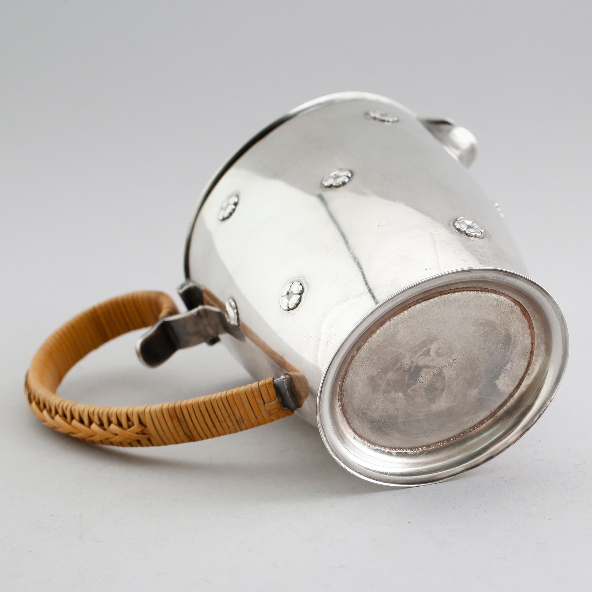 CHOKLADKANNA, nysilver, CG Hallberg, 1930-tal.