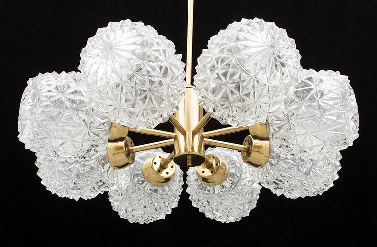 TAKLAMPA, 1960-tal. Höjd 72 cm.