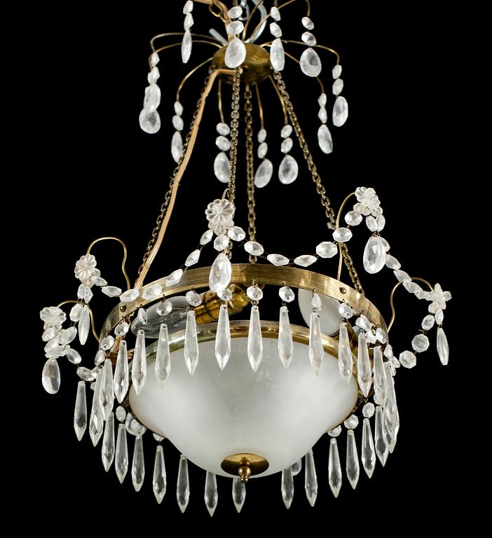 TAKAMPEL, gustaviansk stil, 1900-talets mitt, höjd ca 50 cm.
