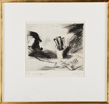 Evert Lundquist · EVERT LUNDQUIST, etsning, signerad, numrerad 10/50.