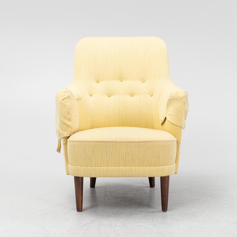 Carl Malmsten, a 'Samsas' armchair, O.H. Sjögren, second half of the 20th Century.