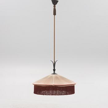 Harald Notini, a large ceiling lamp model "6452", Arvid Böhlmarks Lampfabrik, Stockholm, 1920s-30s.