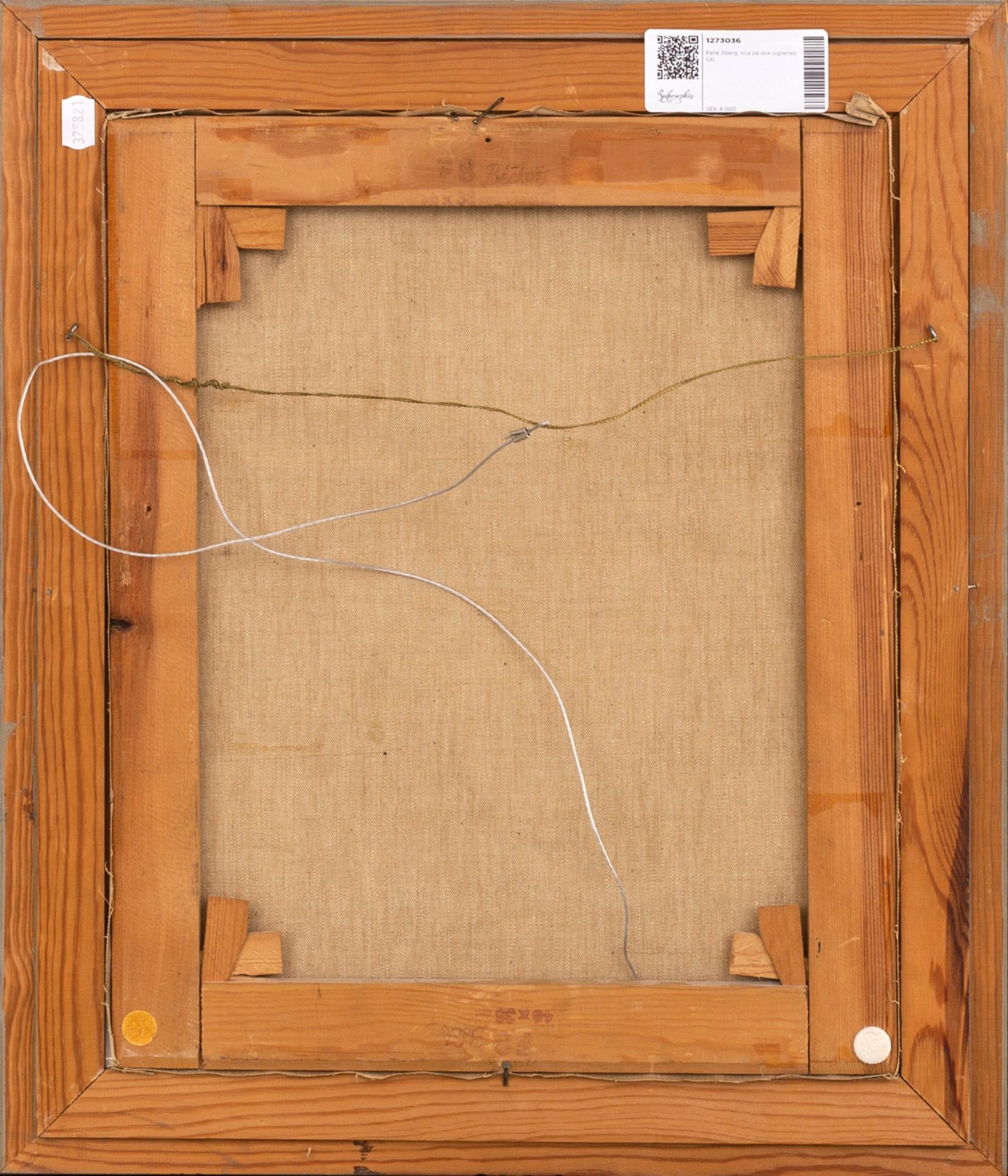 Pelle Åberg, oil on canvas signed.