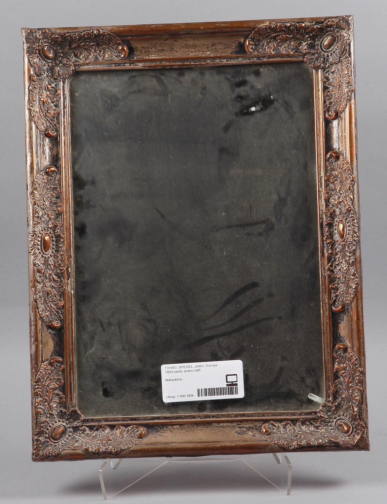 SPEGEL, pläter, Europa 1800-talets andra hälft.