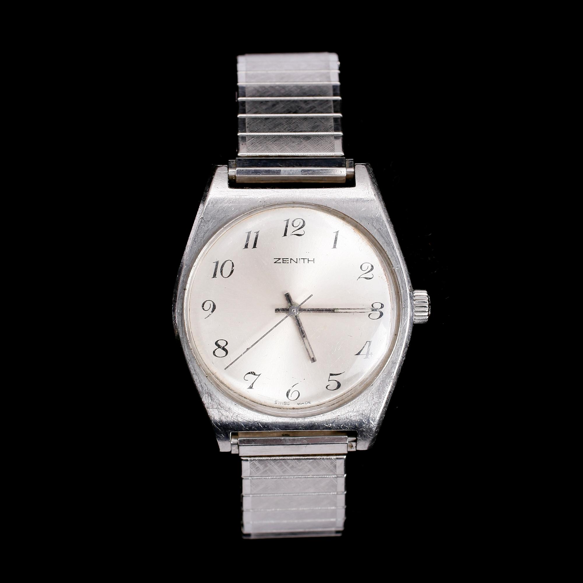ARMBANDSUR, stål, Zenith.