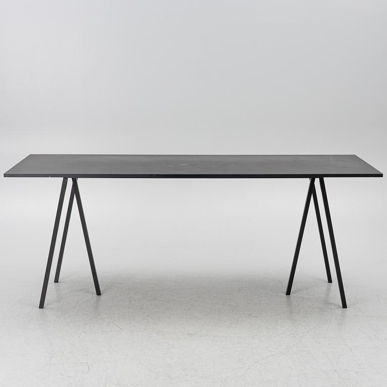 A 'Loop Stand High Table', Hay.