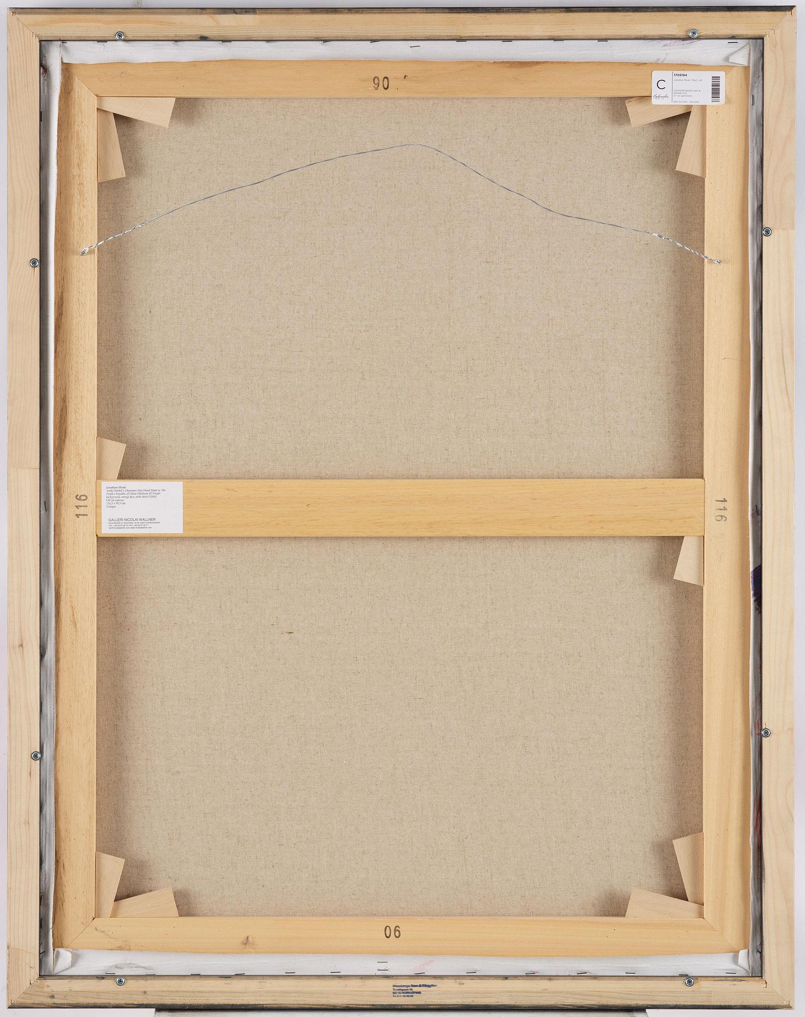 Jonathan Monk, "Andy Warhol's Chairman Mao Hand Made in The Peoples Republic of China".