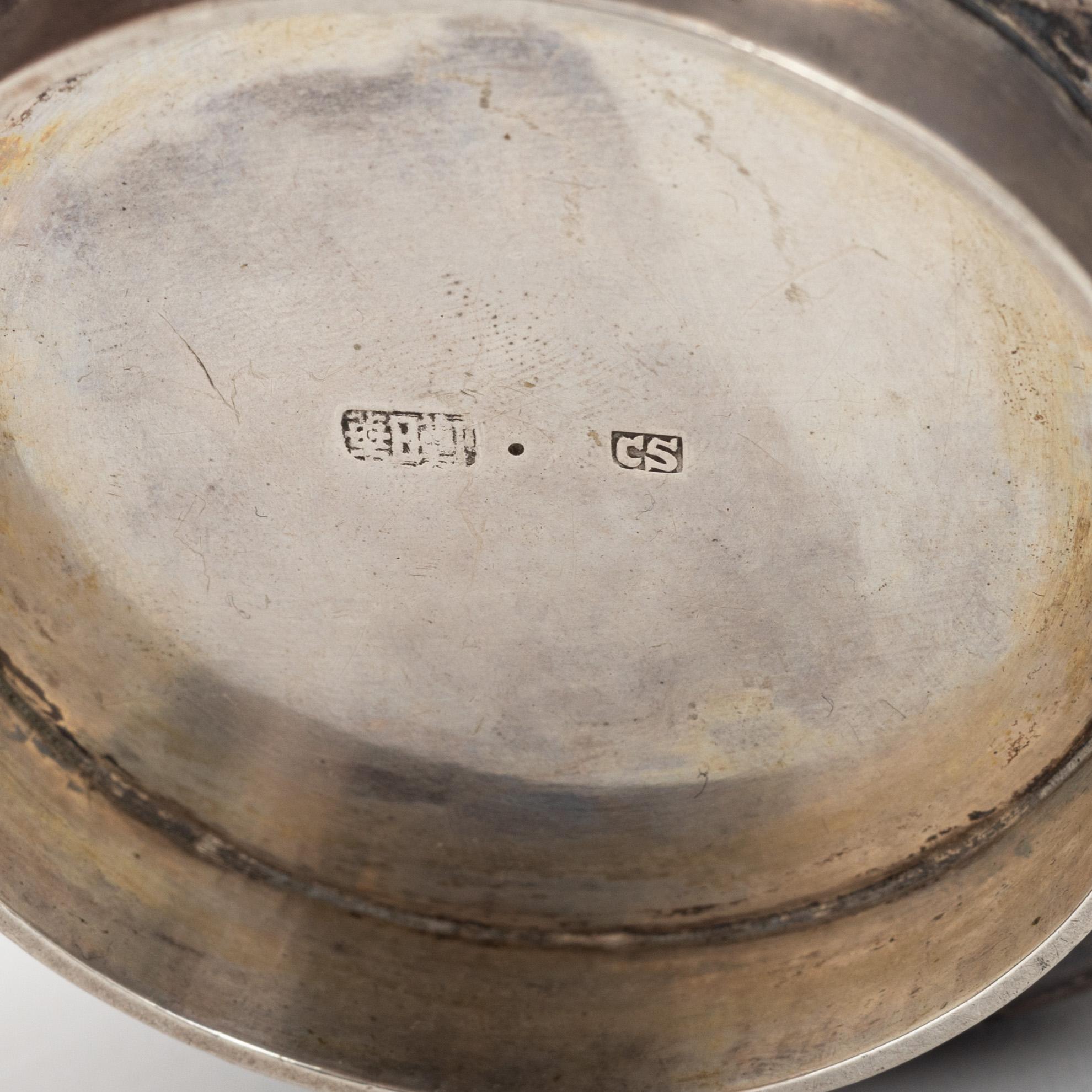 Skål, silver. Kina, tidigt 1900-tal.