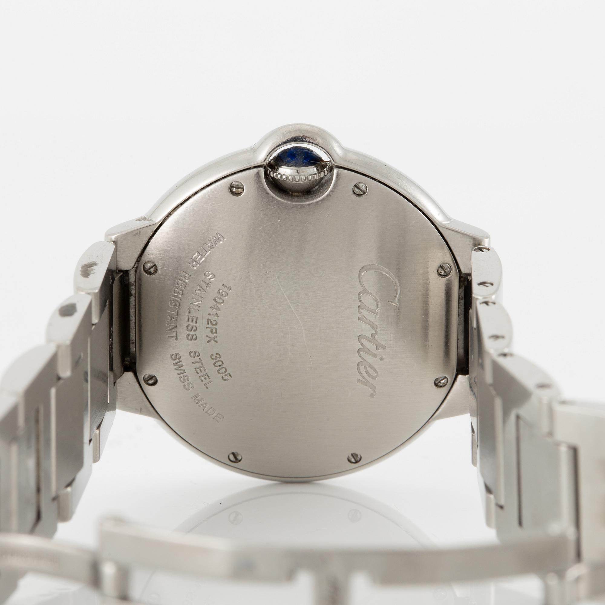 Cartier, Ballon bleu de Cartier, wristwatch, 36 mm.