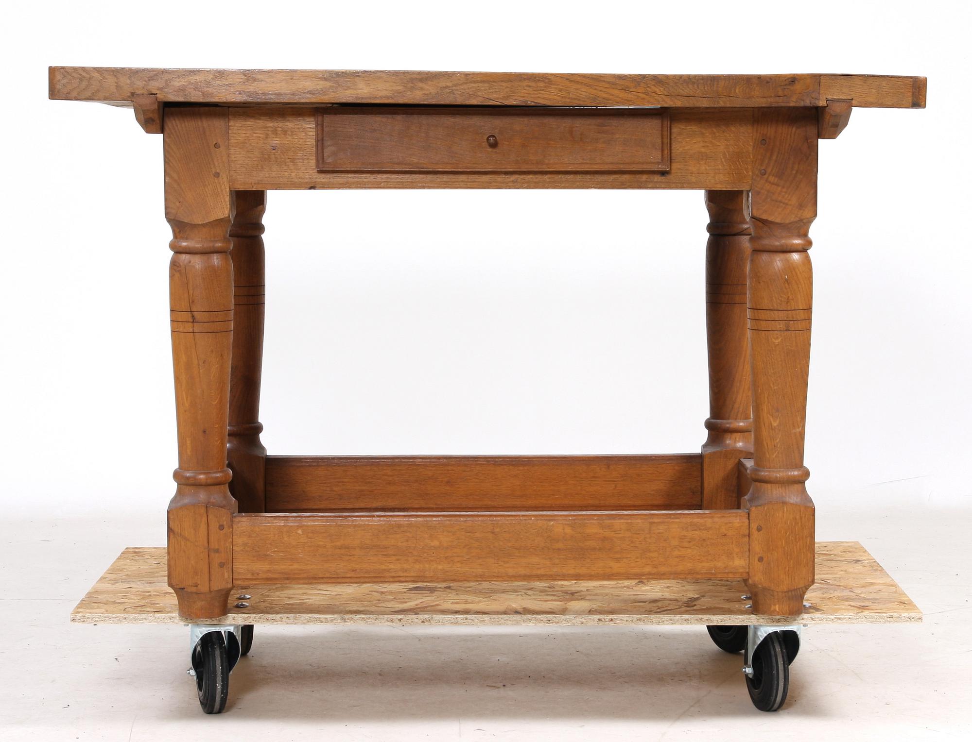 BIBLIOTEKSBORD, barockstil, 1800/1900-tal.