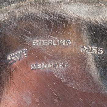 SKÅL, sterling silver, Svend Toxvaerd, Köpenhamn. Vikt 177,7 g.
