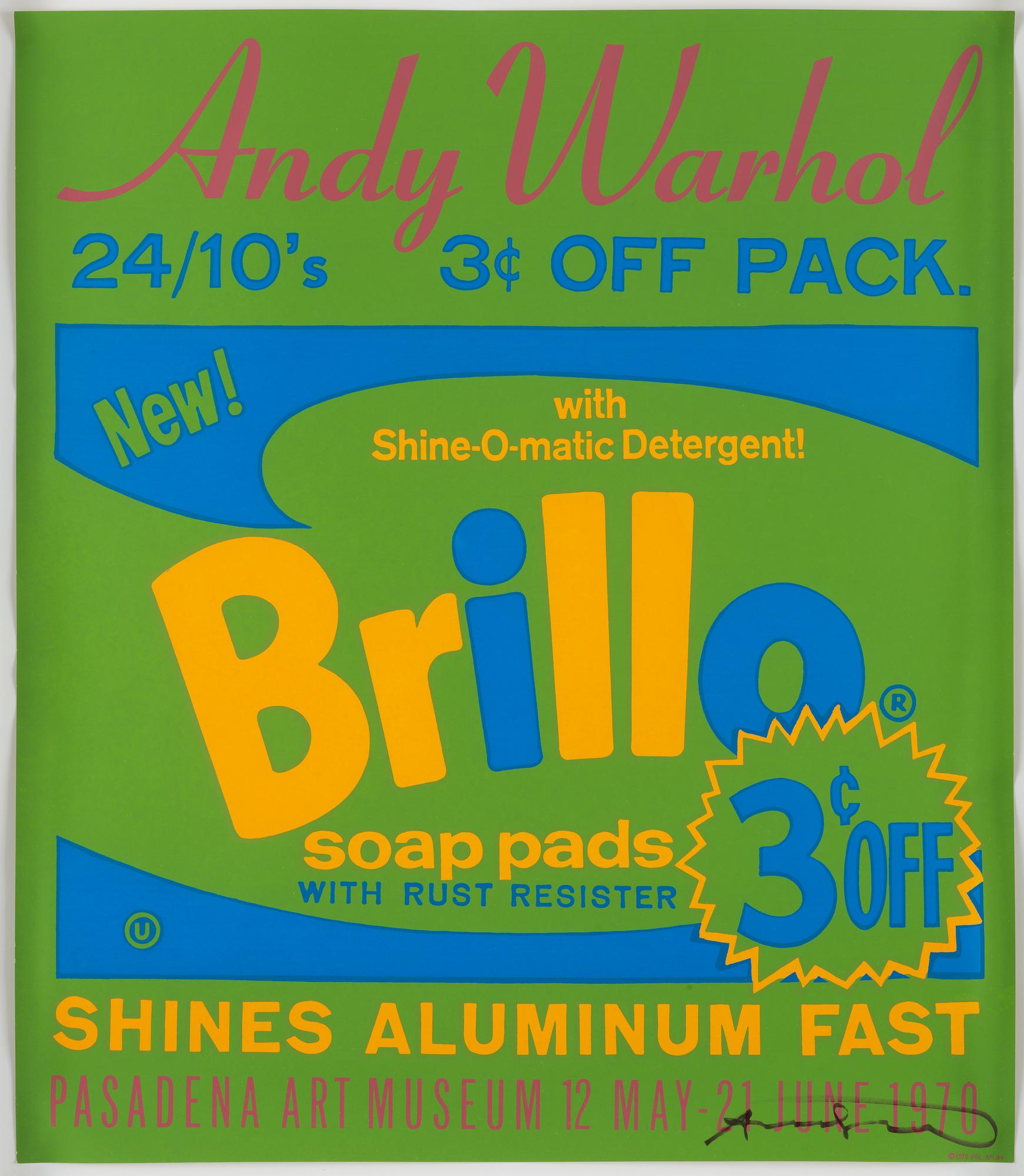 Andy Warhol, after, "Brillo".
